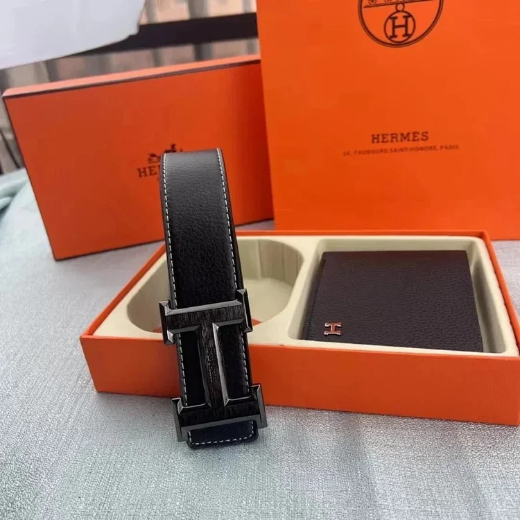 LV  belt wallet gift box