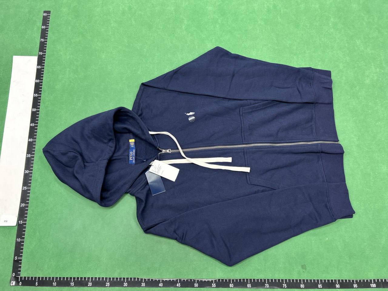 Polo zip up hoodie  ( 12 colors ) -4