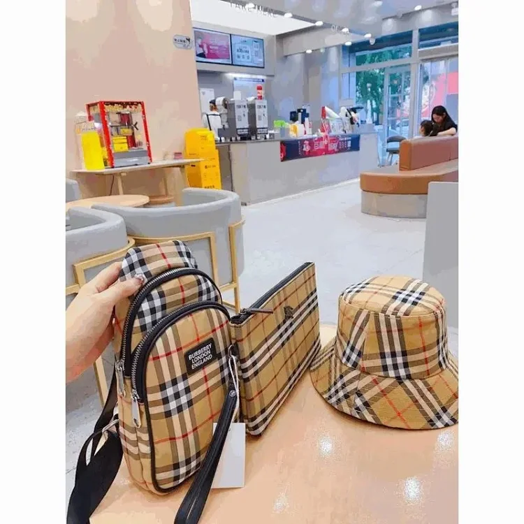 BurberryLv Three-piece set