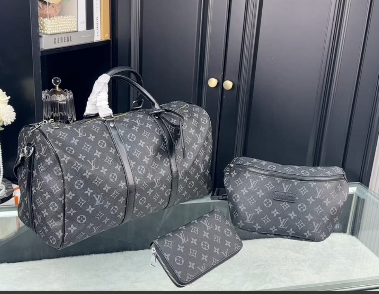 BurberryLv Three-piece set -3