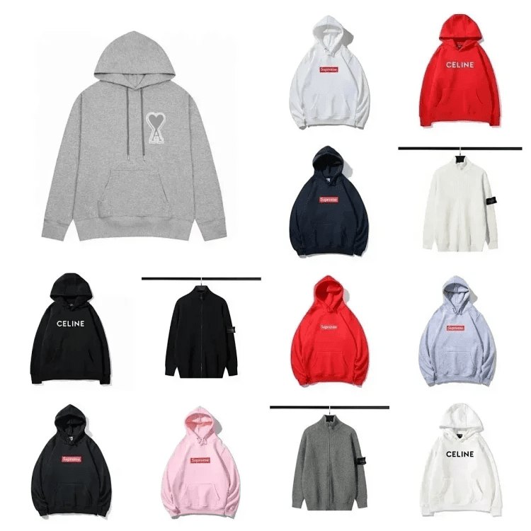 QMAD2024 Casual hooded sweatshirt -4