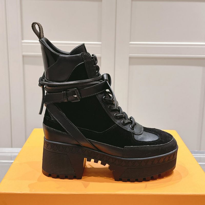 Classic High Heel Martin Boots -2
