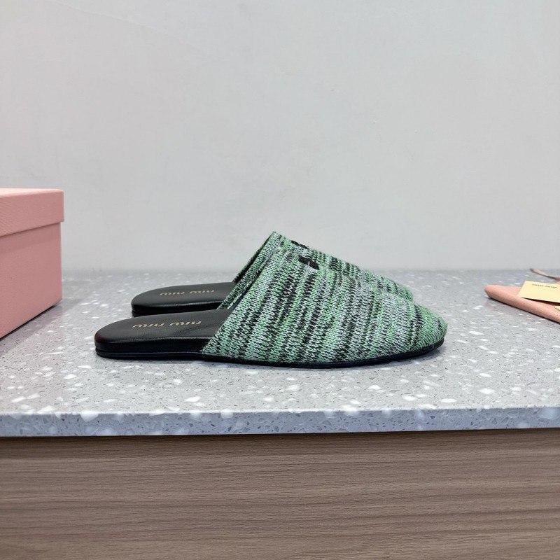 Miu.M Baotou Slippers -2