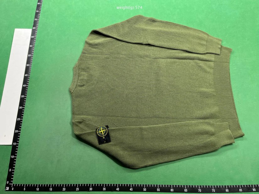 Stone Island Ribbed V-Neck Sweater 40 styles -3