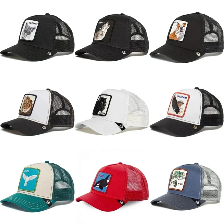 Animal Patch Trucker Hats [40 