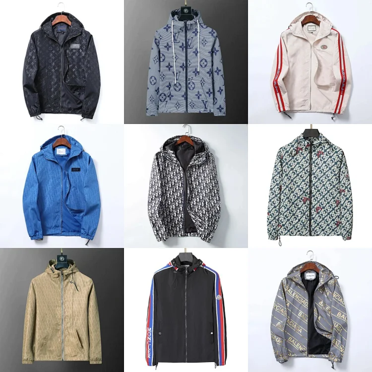 Dior Oblique  LV Monogram  Gucci Stripe  Balenciaga Logo  Moncler Panel Jacket 40 styles
