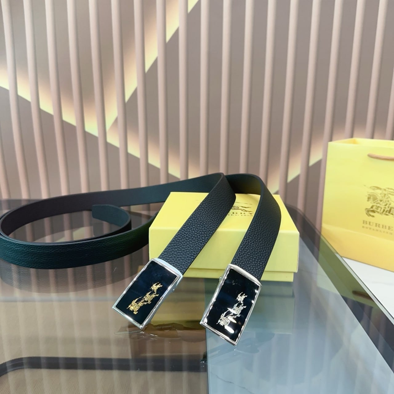 Burberry belt high quality -2