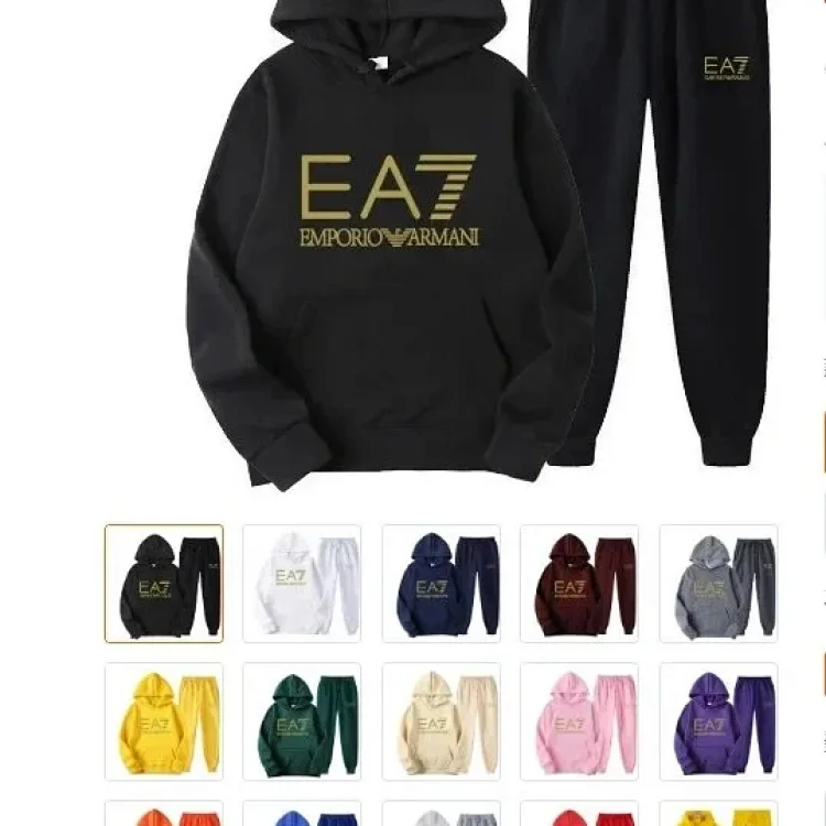 EMPORIO ARMANI EA7 Hoodie & Jogger Set [34 styles]