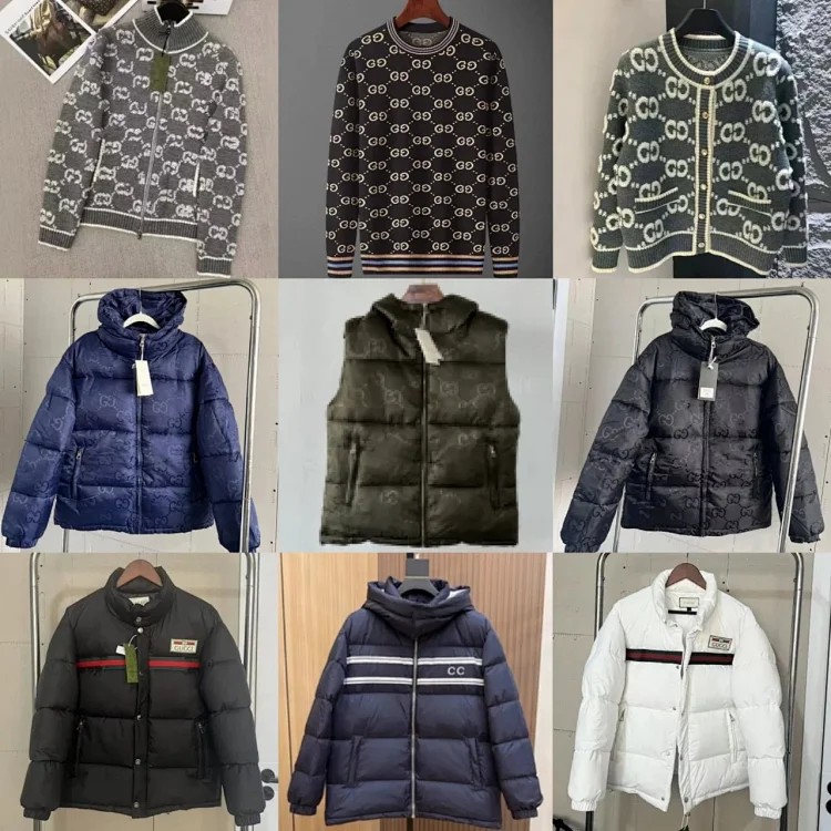 Gucci knitted sweater/down jacket/down vest