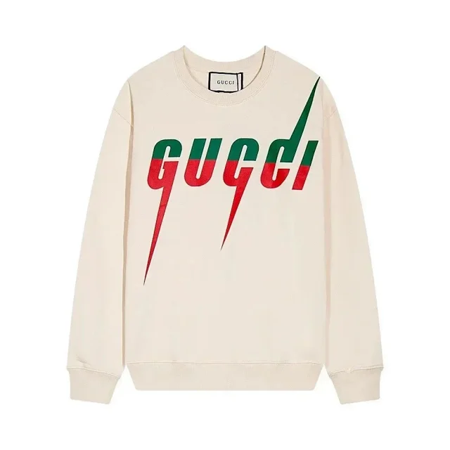 GUCCI New Lightning Letter Printed Casual Sweatshirt -3