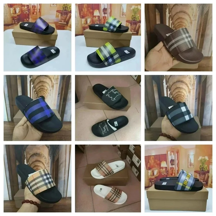  Gucci/Burberry quality slippe