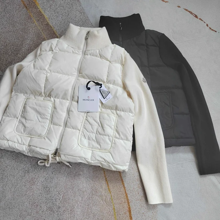 Moncler Hybrid Padded Cardigan Down Jacket