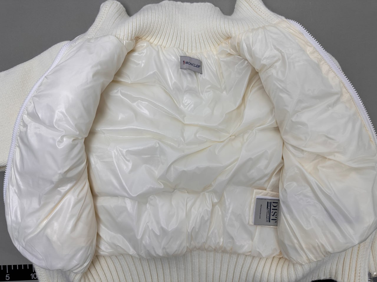 Moncler Wool Puffer Cardigan Down Jacket -4