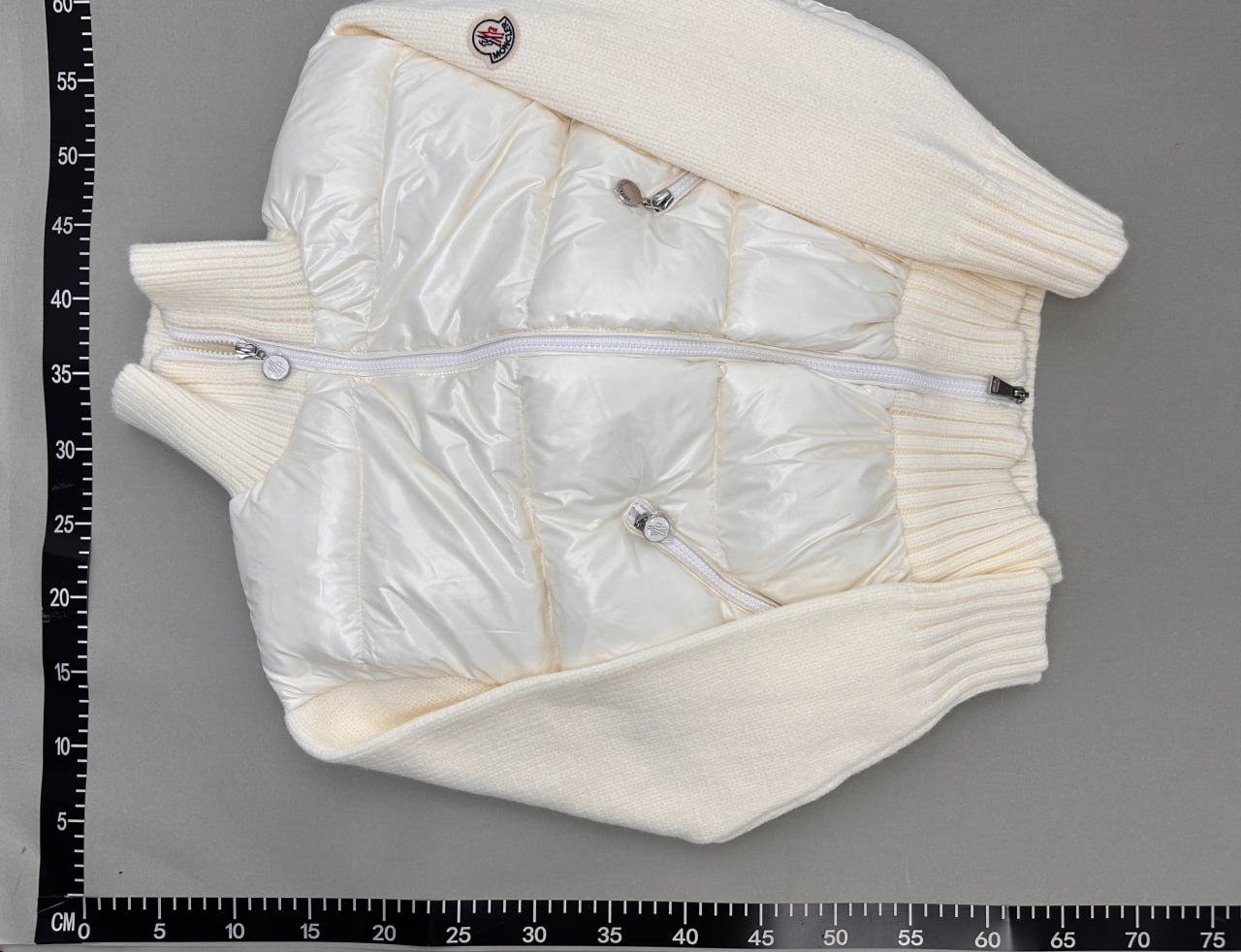 Moncler Wool Puffer Cardigan Down Jacket -2