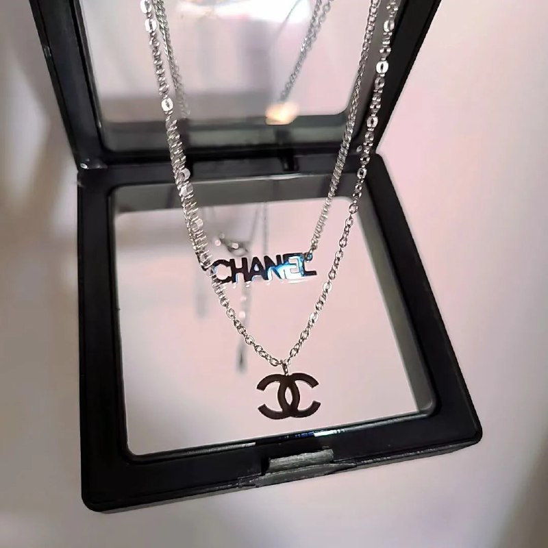 Chanel CC Logo Necklace [2 styles] -4