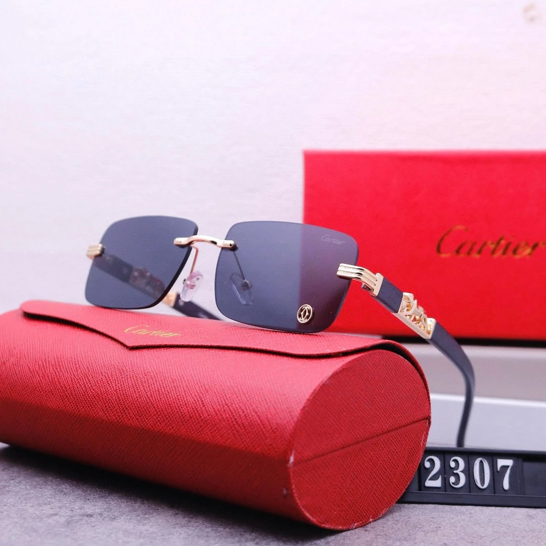 Cartier Retro Sunglasses（39 STYLE TOP） -3