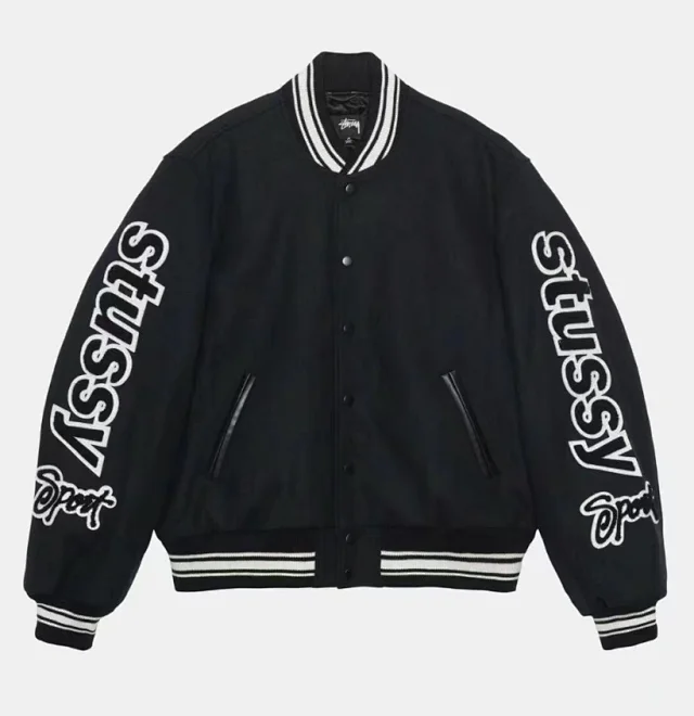  Stussy Baseball Jacket -4