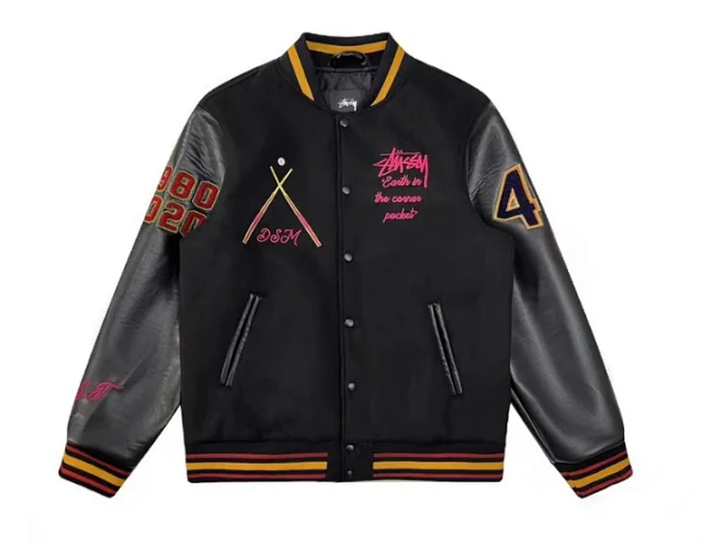  Stussy Baseball Jacket -6