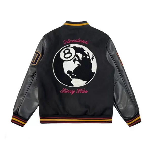  Stussy Baseball Jacket -5