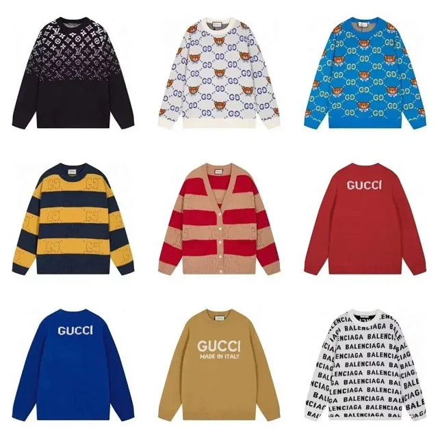 Gucci Bee Embroidery Sweater [33 styles]