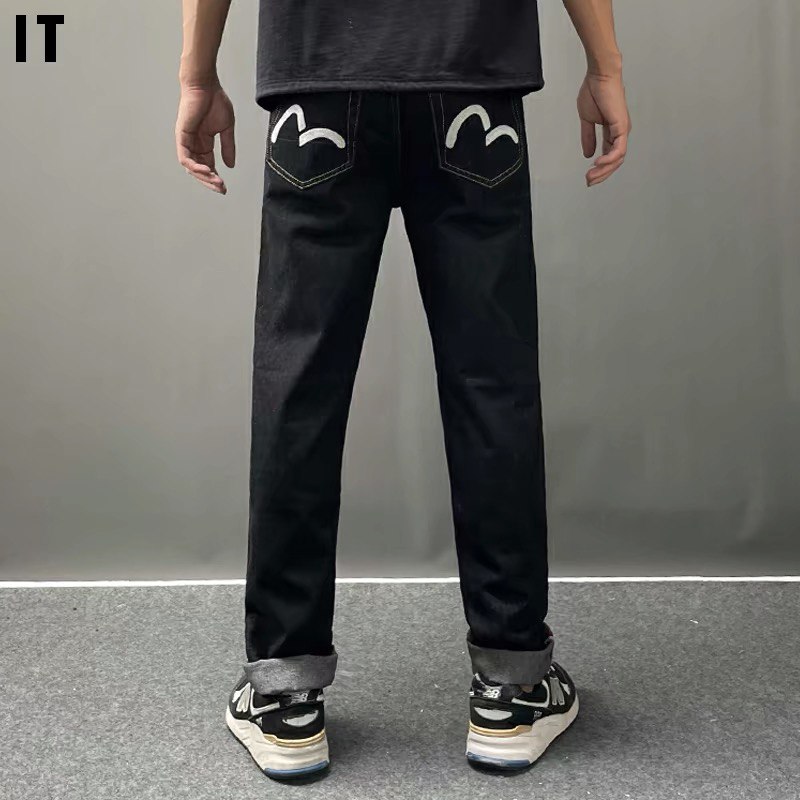  Evisu Seagull Logo Denim Jeans -2