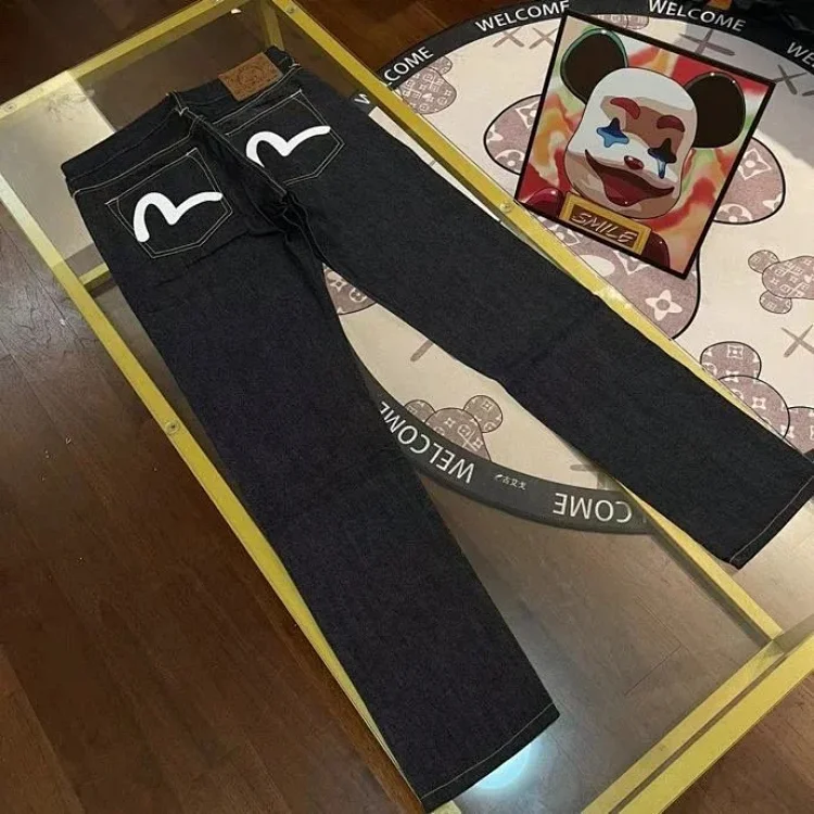  Evisu Seagull Logo Denim Jeans
