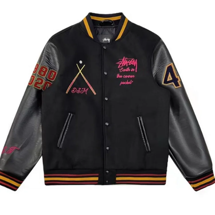 Stussy Baseball Jacket1