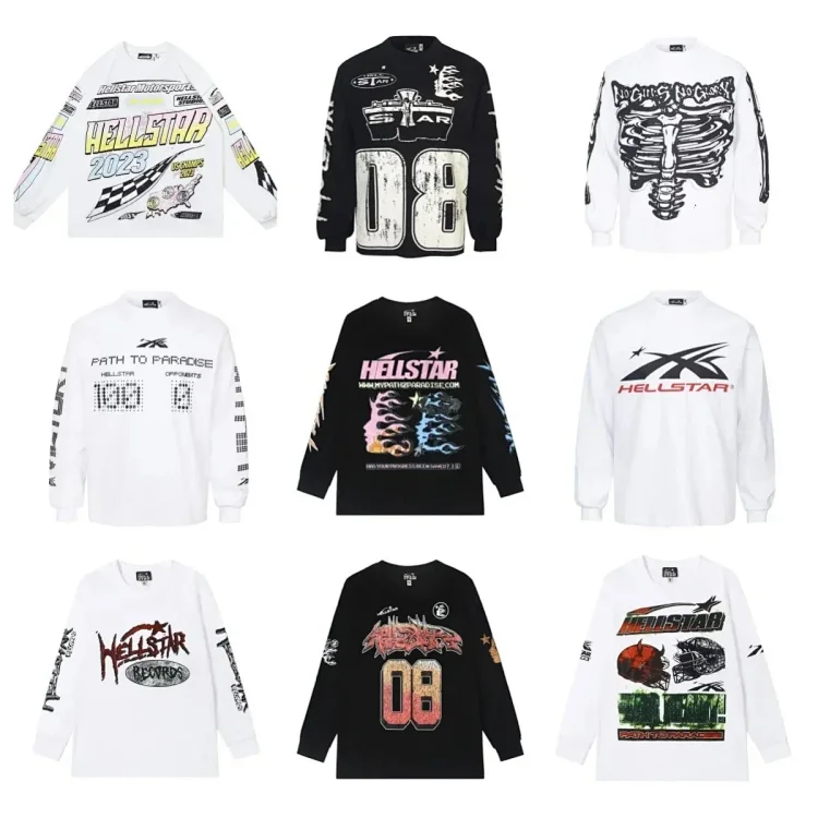  Hellstar Long Sleeve Sweaters [25 styles]