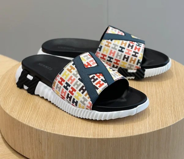 Hermes H Pattern Slide Sandals [21 styles] -2