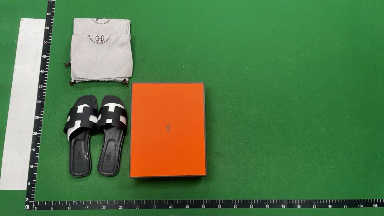 Hermes H Pattern Slide Sandals [21 styles] -4