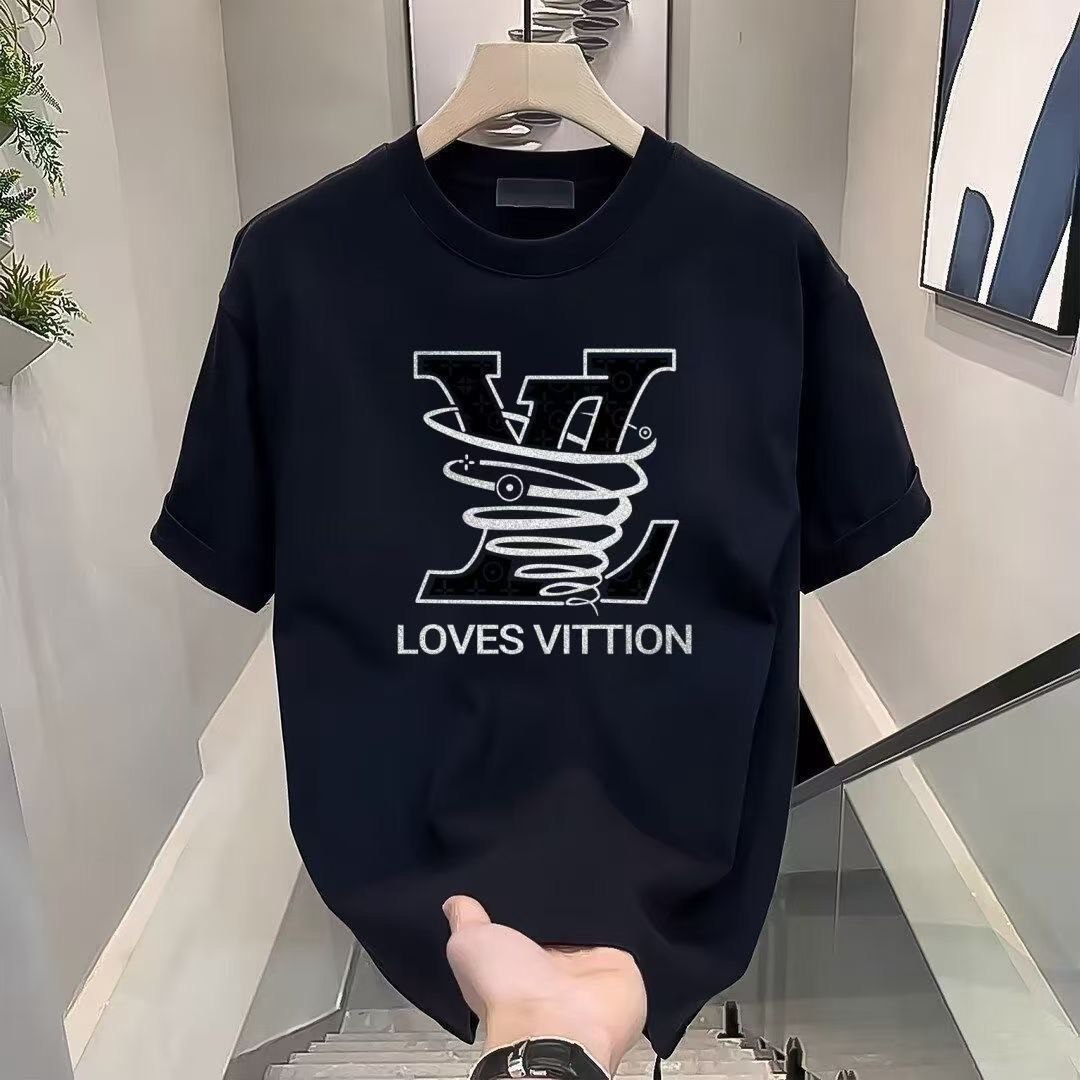  LV Monogram Print T-Shirt [1 style]