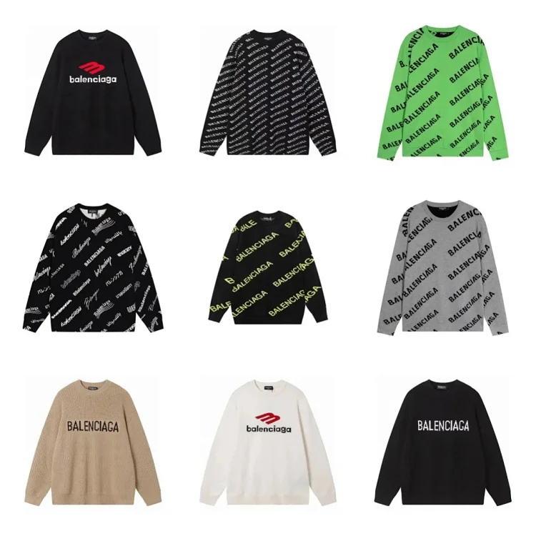   Balenciaga Logo Print Sweate