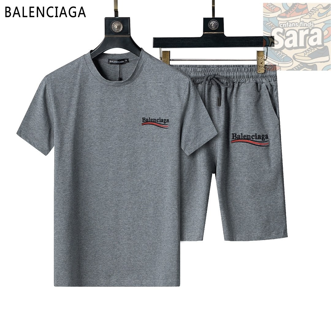 PRADA / Burberry /Balenciaga  Short Sleeve Coord -3