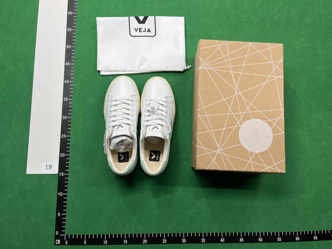 Veja V10 White Sneakers with Colorful Logo - Eco-Friendly Fashion Shoes   -4