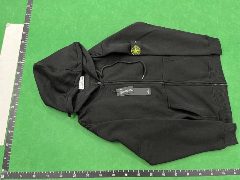 Stone Island Hoodie Zip-Up Sweatshirt in Multiple Colors   -2