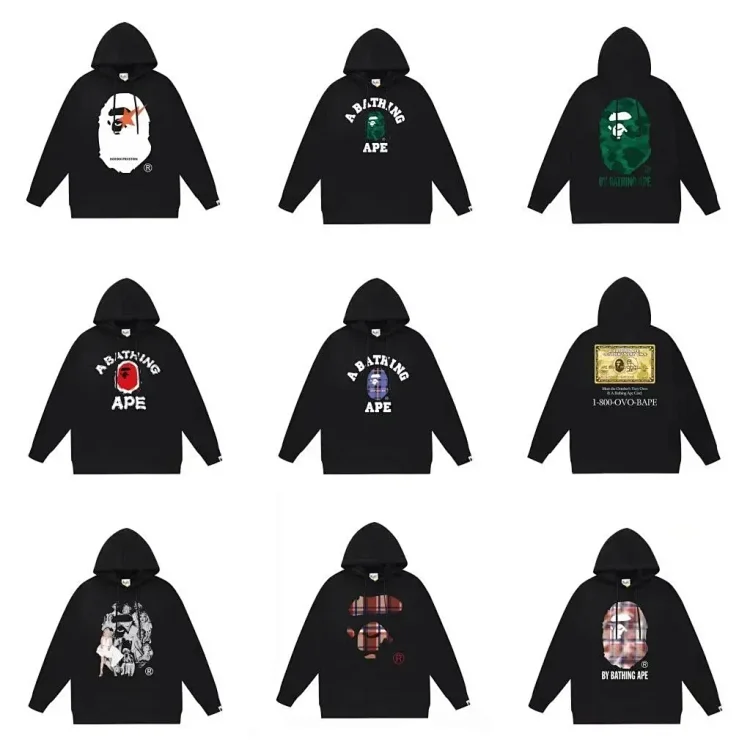  BAPE Ape Head Hoodie [39 styles]