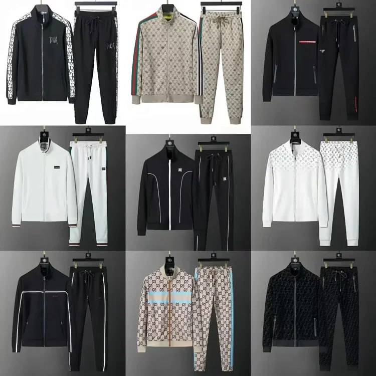 Gucci GG Supreme / Prada Linea Rossa / Dior Oblique / Boss Track Jacket Set [40 styles]