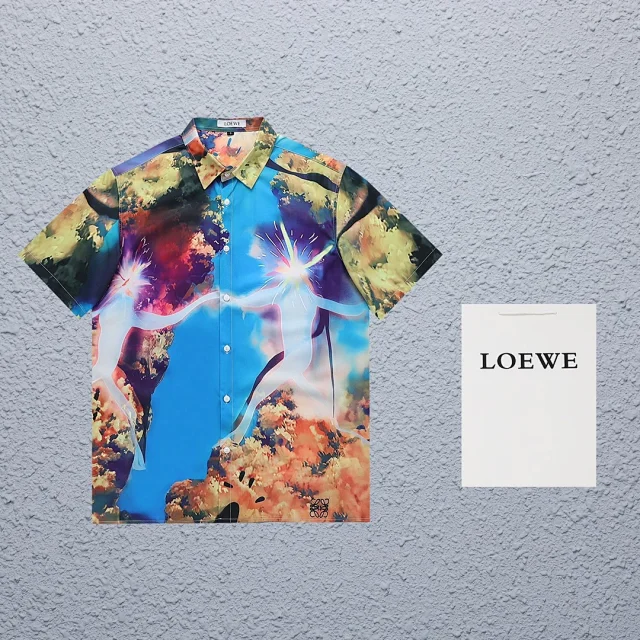  Luxury Brand Short Sleeve Shirts [12 styles] -4