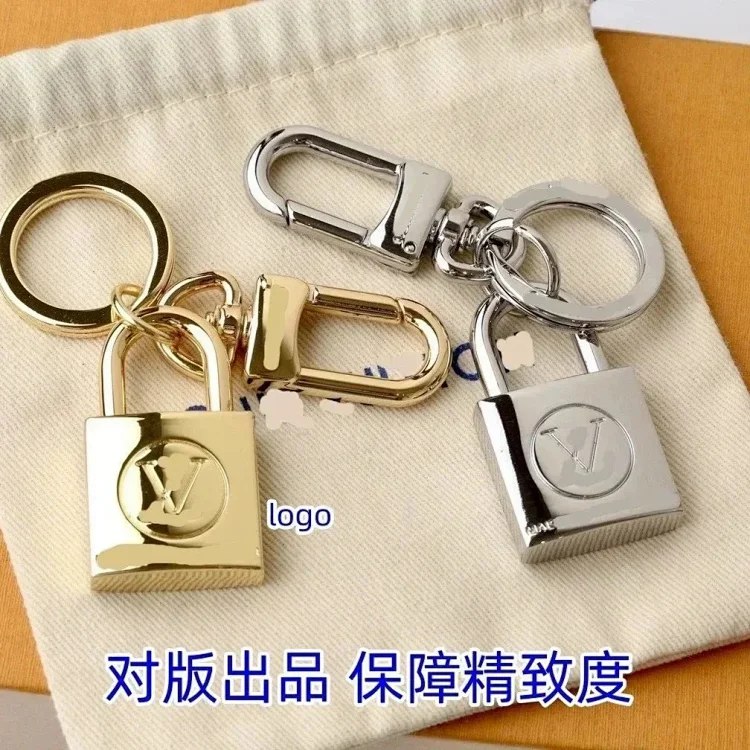 LOUIS VUITTON Lock Keychain [2 styles] -4