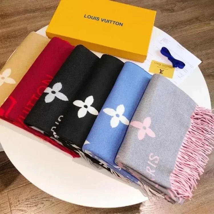  Louis Vuitton Monogram Flower Scarves [21 styles]