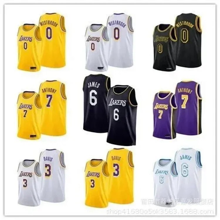  NBA Lakers Basketball Jersey 