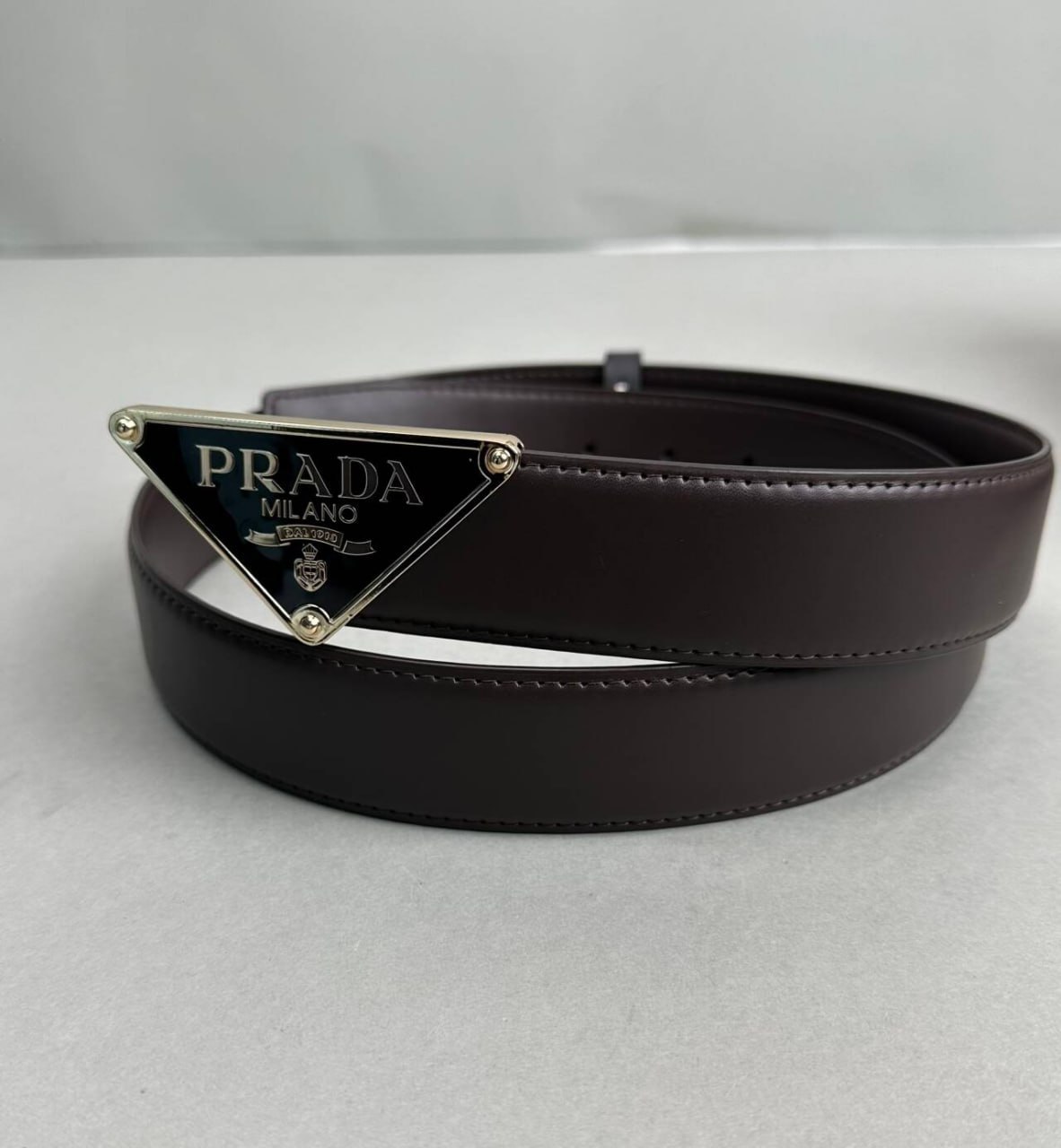  Prada Triangle Logo Belt [6 styles] -3