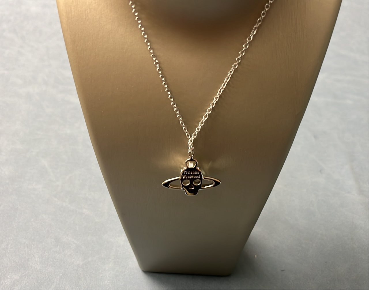 Vivienne Westwood Orb Skull Cross Necklace Set [2 styles] -2