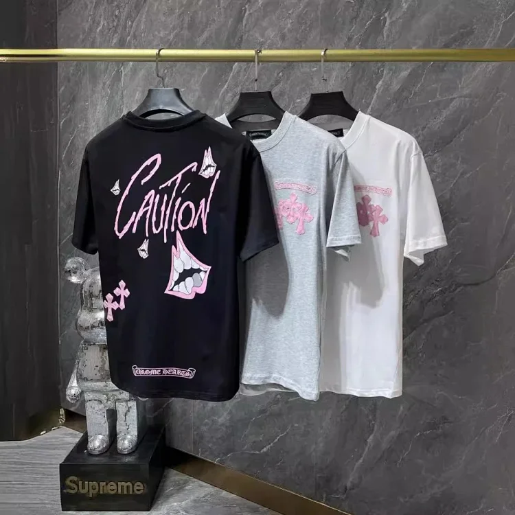    Chrome Hearts Caution T-Shirt [10 styles]