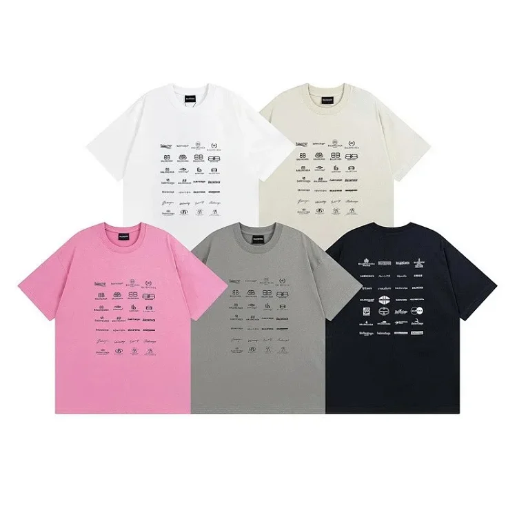 Balenciaga Logo Grid T-Shirt [5 styles]