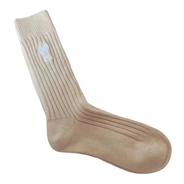 ami alexandre mattioni Heart Letter Ribbed High Socks [29 styles]