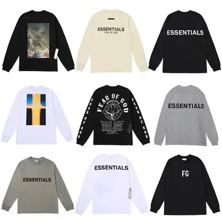 Fear of God Essentials Long Sleeve T-Shirt [30 styles]