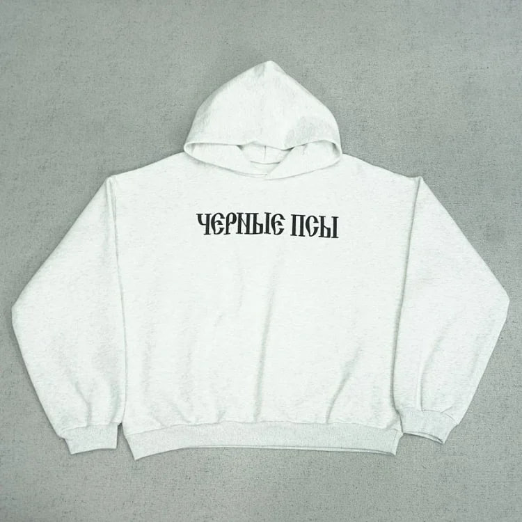 Unisex 'Черные Псы' Print Hoodie