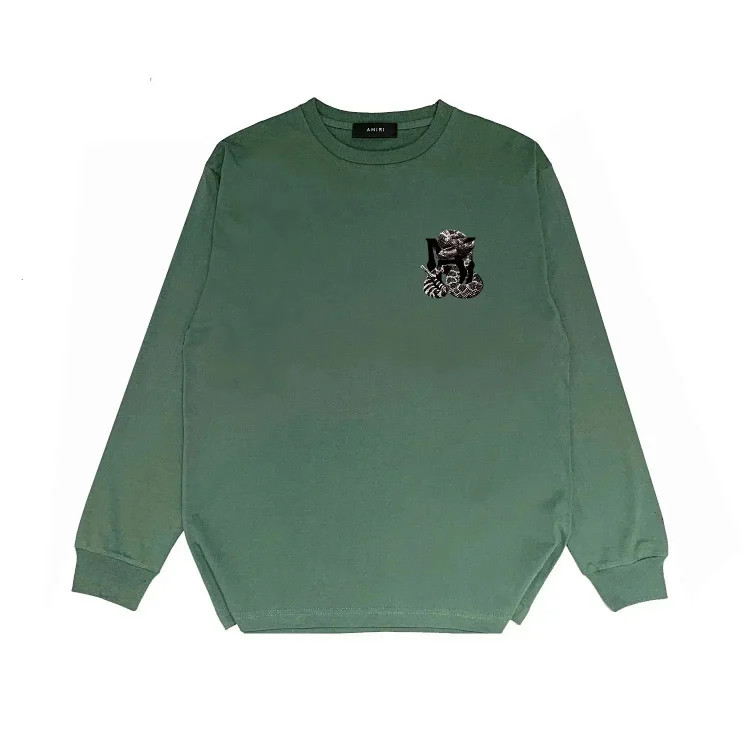 AMIRI Classic Inverted Hooligan Rabbit Hundred Pagodas Print Sweatshirt Jacket（15 styles)