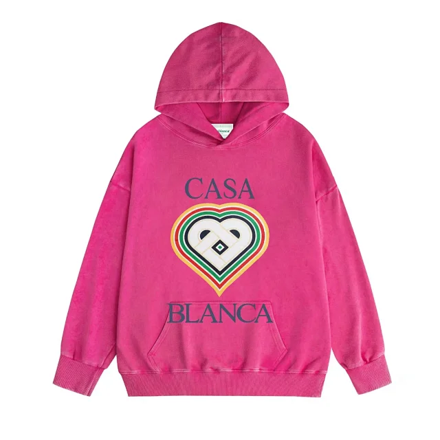 Casablanca New tennis club logo personalized print hoodie（18 styles)
